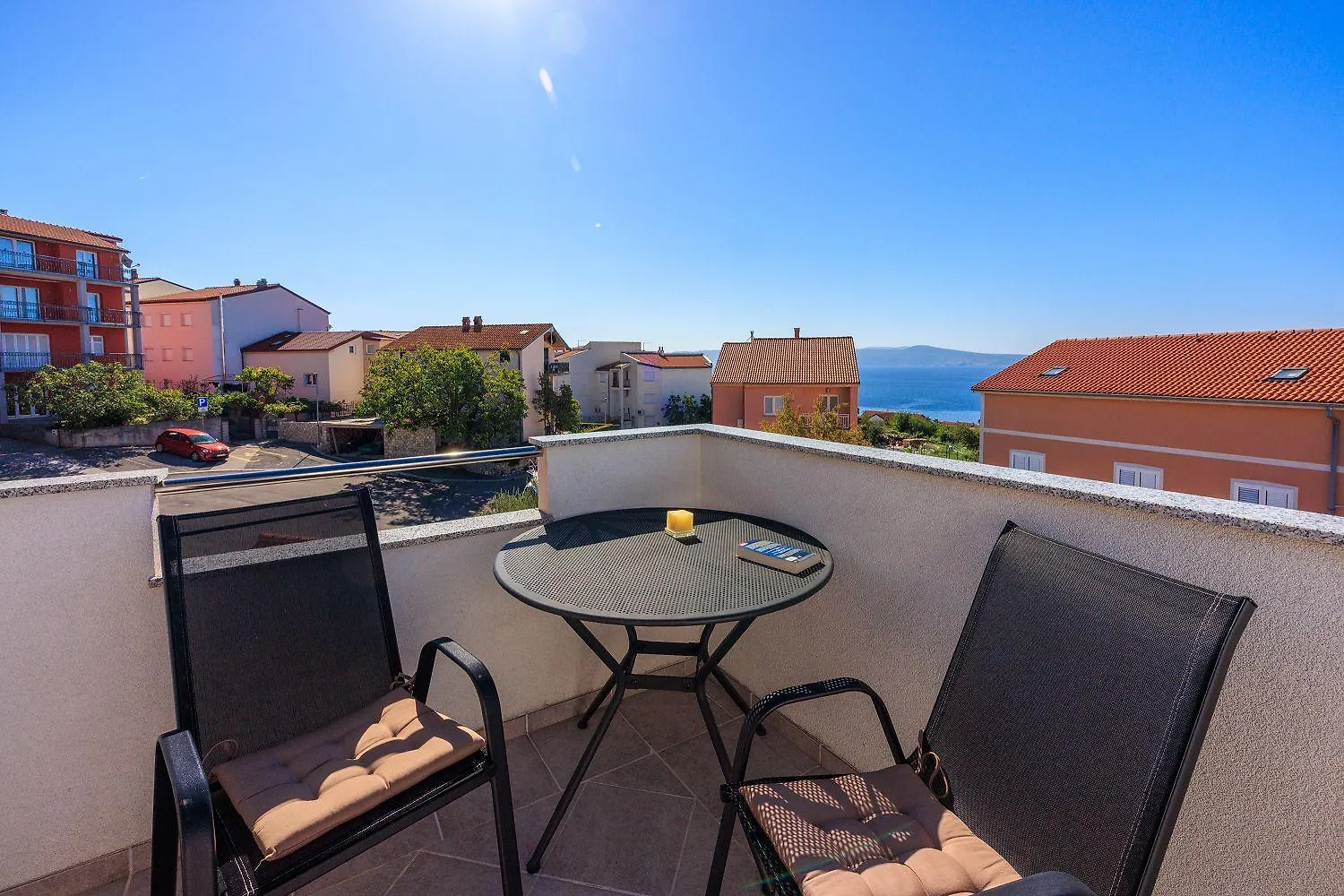 Idyllisches Studio-Apartment Mit Grandiosen Meerblick, Privatparkplatz, Wifi Crikvenica Apartment
